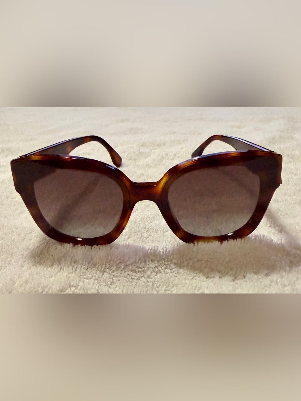 Fendi Oversized Tortoiseshell Sunglasses - Brown/Amber